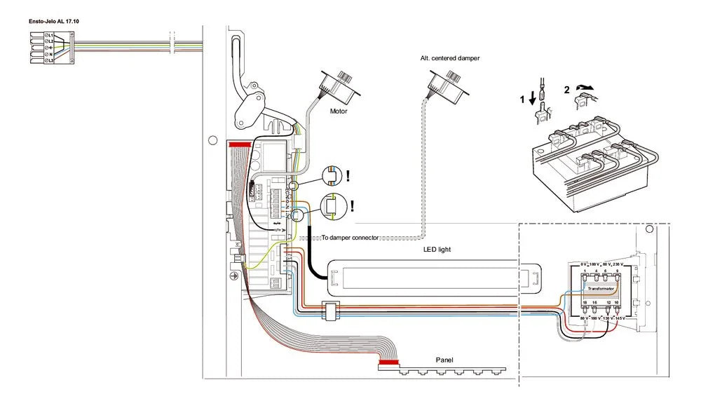 Spiskåpa Systemair Monolit 16 - AC Vit
