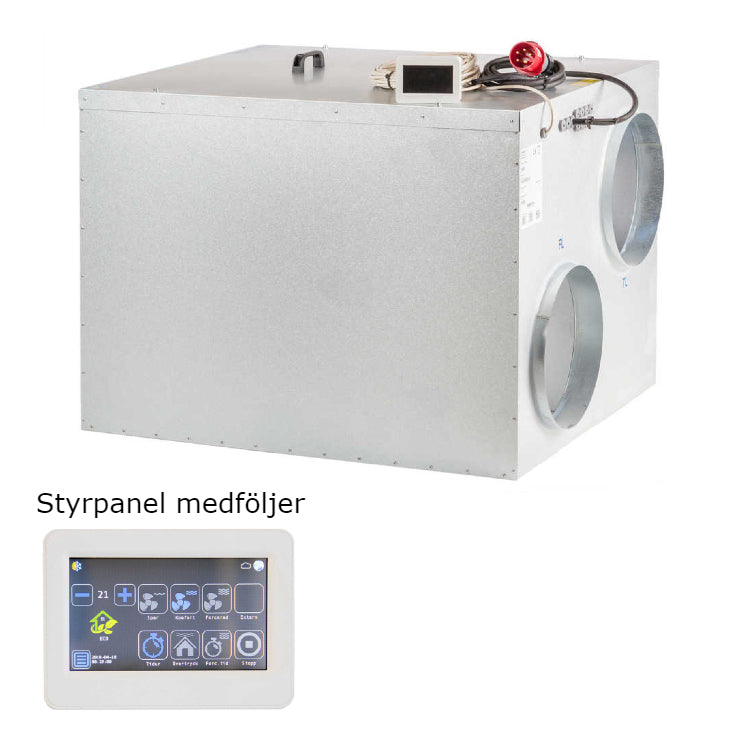 FTX Acetec EvoAir A400S G2 styrpanel ingår