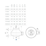 Systemair Kanalfläkt K 250 EC sileo
