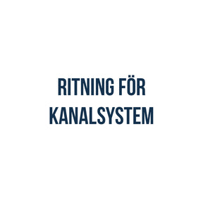 Ritning för kanalsystem