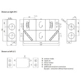 FTX Komfovent Domekt R 400 F C6M - 300M². 5 års garanti