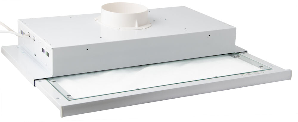 Spiskåpa Acetec 392 Vit 600mm LED – Ventilationsexpressen