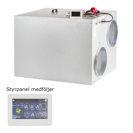 FTX Acetec EvoAir A400S G2 styrpanel ingår