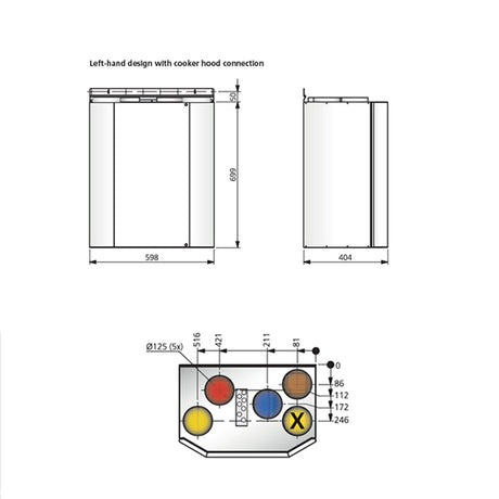 FTX ostberg Heru 95 T EC - 160m² specifikationer och mått