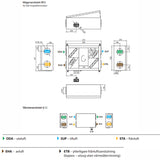 FTX Komfovent Domekt R 250 F C8 - 150 M². 5 års garanti